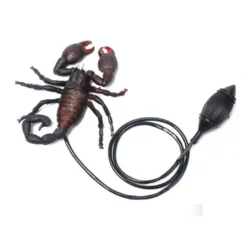 Scorpione che salta con bottone 14x20 cm