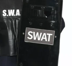 Scudo Swat nero 65x30 cm