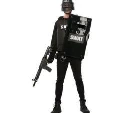 Scudo Swat Nero 66,5X38 cm