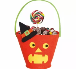 Secchio per zucca in feltro da 20 cm