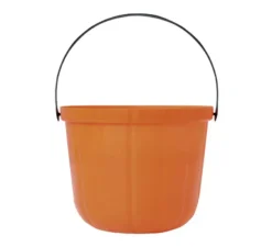 Secchio zucca in plastica da 15 cm per Halloween