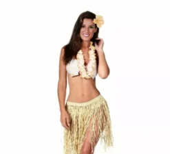 Set da 3 pezzi hawaiano in vari colori per donna