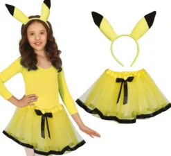 Set di fascia e tut� a forma di topo giallo per bambine