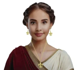 Set di gioielli romani: collana e orecchini