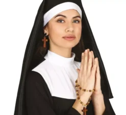 Set di orecchini croce e rosario