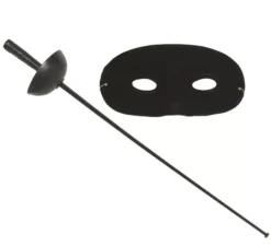 Set maschera e lamina 63 cm. Di eroe mascherato