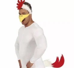 Set pollo: coda, cerchietto e becco