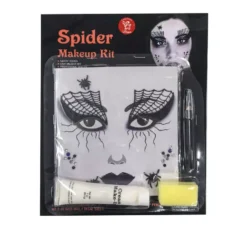 Set trucco per tatuaggi luminosi ragno strega