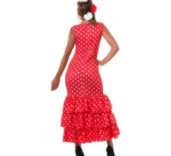 Sevillana rossa per donna adulta