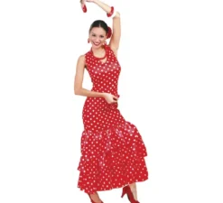 Sevillana rossa per donna adulta