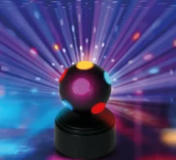 Sfera da discoteca led a batteria 9x9x12 cm
