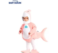 Shark bambino costume del bambino di colore rosa con cappuccio e bambini