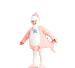 Shark bambino costume del bambino di colore rosa con cappuccio e bambini
