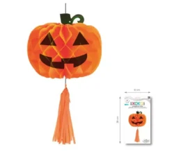 Simpatico ciondolo a forma di zucca 22,5x28 cm