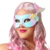 Sirena con maschera Cola multicolore