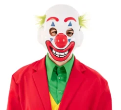 Smiling clown maschera plastica