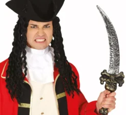 Spada con teschio pirata da 58 cm
