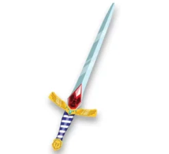 Spada da gladiatore in pietra rossa in schiuma per bambini