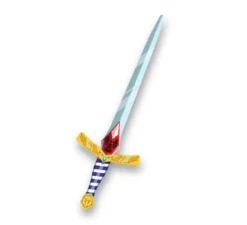 Spada da gladiatore in pietra rossa in schiuma per bambini