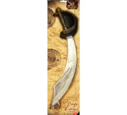 Spada e spada placcate pirata 46cm