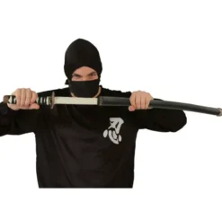 Spada giapponese o spada Ninja nera da 76 cm con fodero