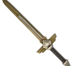 Spada medievale con manico a teschio 61 cm