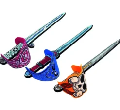 Spada pirata in 3 modelli Eva di 53X13X13 cm