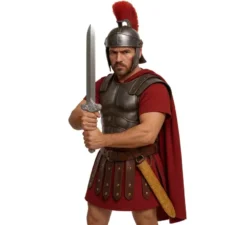 Spada romana con fodero giocattolo in plastica da 50 cm
