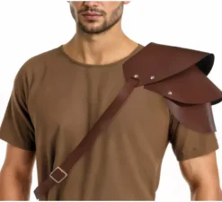 Spalline da gladiatore in pelle 76x31 cm in vari colori