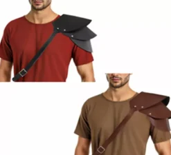 Spalline da gladiatore in pelle 76x31 cm in vari colori