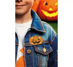 Spilla a forma di zucca da 3 cm