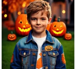 Spilla a forma di zucca da 3 cm