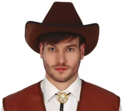 Spilla con colletto da cowboy