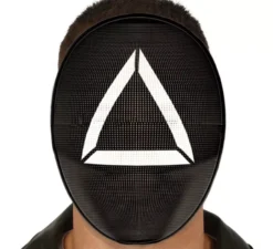 Squid Game Squid Triangle Mask in colori assortiti PVC