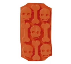 Stampi di cubetti di ghiaccio per halloween in 2 modelli assortiti 12x22 cm