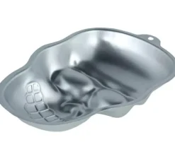 Stampo teschio in lega di alluminio 27x18 cm