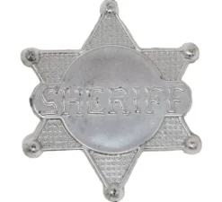 Stella dello sceriffo in plastica da 5,50 cm
