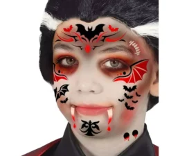 Stencil per trucco da vampiro 14x20 cm