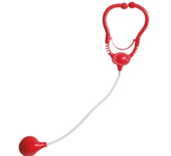 Stetoscopio rosso e bianco