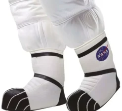 Stivali da astronauta in bianco e nero