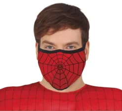 3 strati aracnide maschera tessuto Superhero adulto