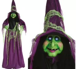 Strega con luce, suono e movimento 190 cm