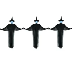 3 Streghe Nere con Luce da 160 cm