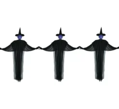 3 Streghe Nere con Luce da 160 cm