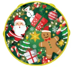 Tamburello di plastica di 13 cm decorato in vari modelli