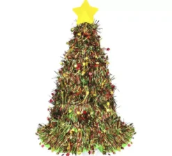 Tappo d'oro scintillante dell'albero