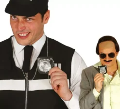 Targa di polizia appesa