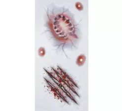 Tatuaggi adesivi di ferite da morso