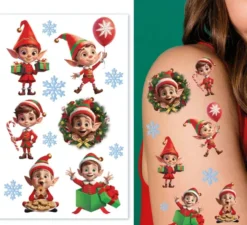 Tatuaggi di elfi di Natale