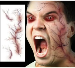 Tatuaggio delle vene del viso